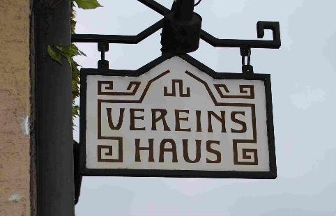 VereinshausSchild
